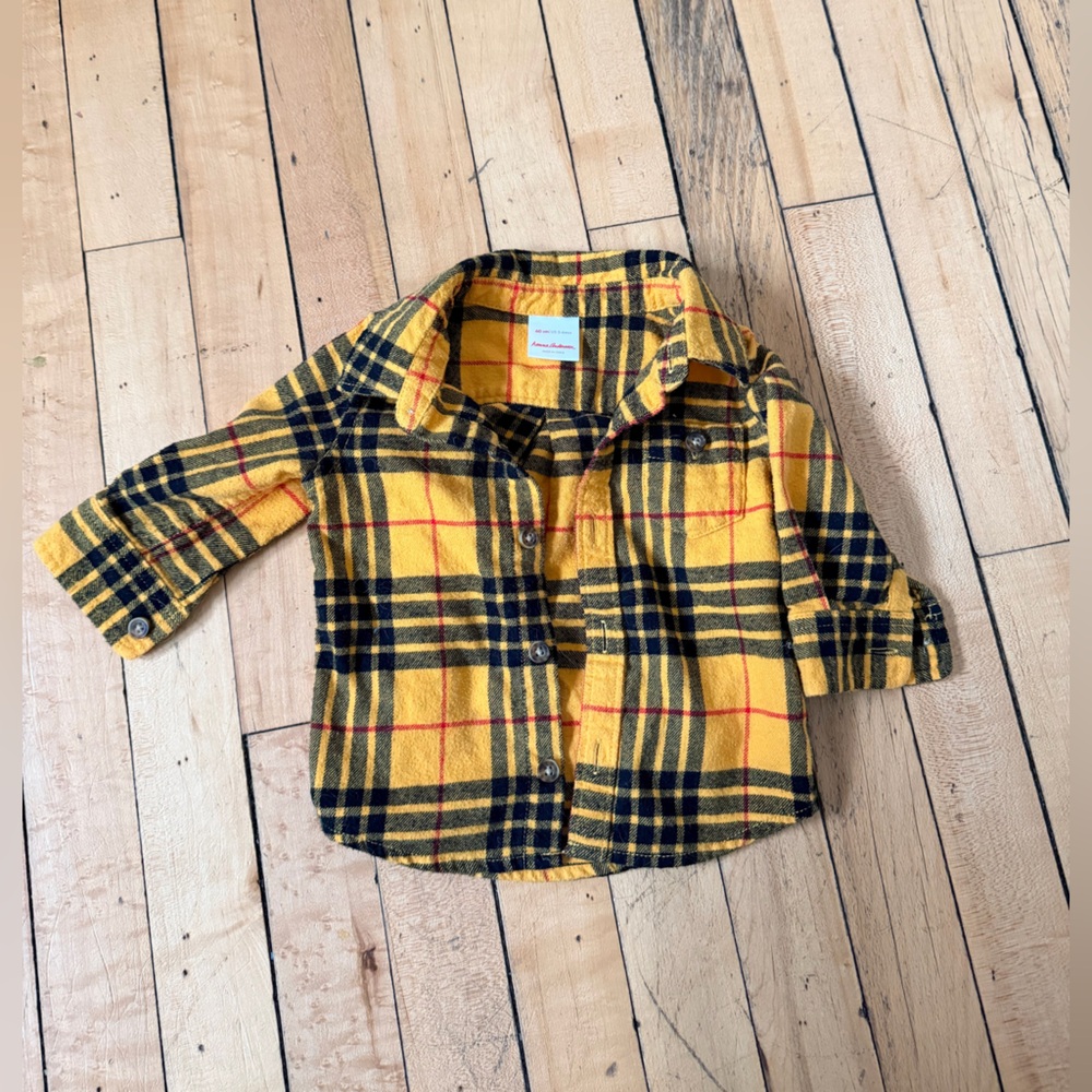 Hanna Andersson Flannel Button-Down Shirt